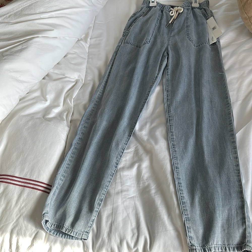 Bloomingdale’s aqua brand blue pants/jeans